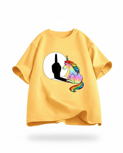unicorn shirt teen girl - white-bg