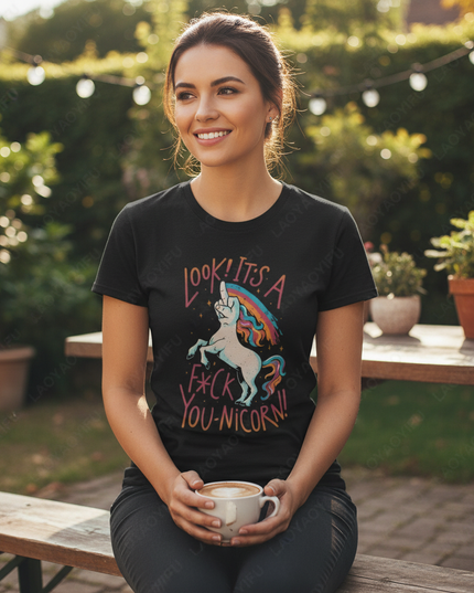 unicorn shirt wife - lifestyle