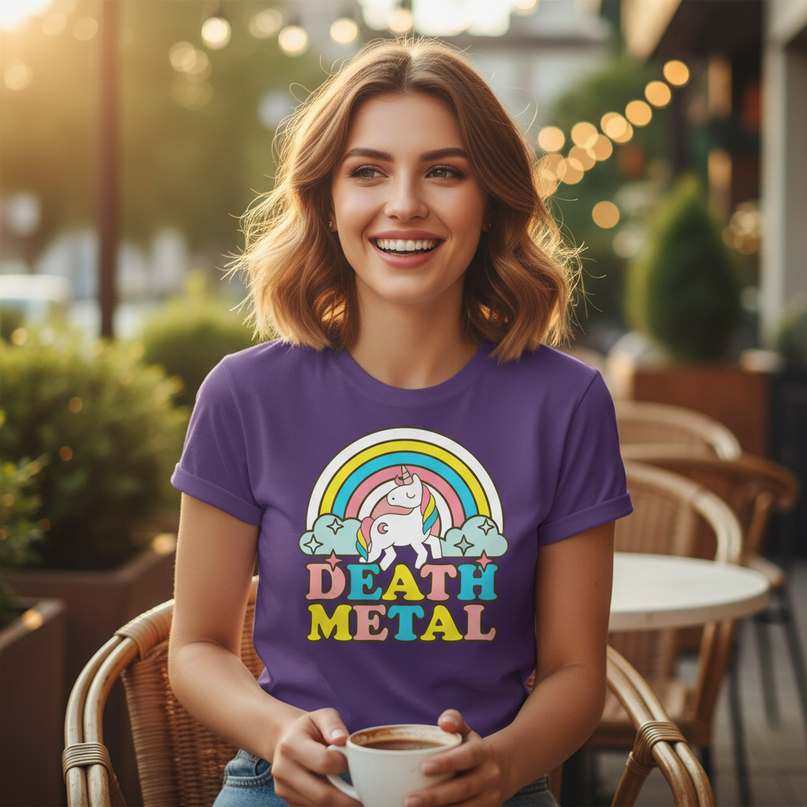 unicorn shirt womens - in-use