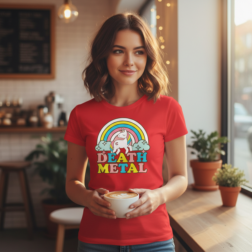 unicorn shirts women - in-use