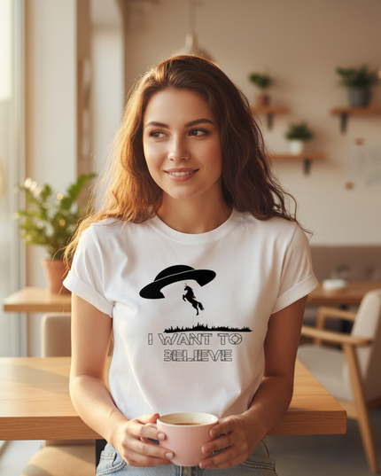 unicorn short sleeve shirt - in-use