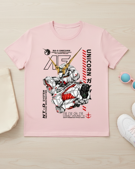 unicorn skating shirt - flat-lay