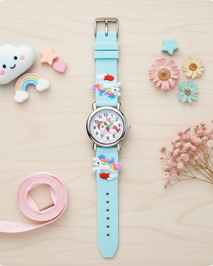 unicorn sky watch - flat-lay