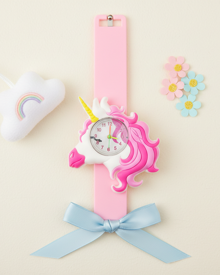 unicorn slap watch - flat-lay