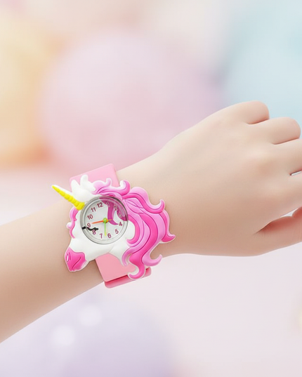 unicorn slap watch - in-use