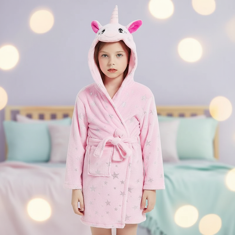 unicorn sleepover robe - lifestyle