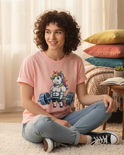 unicorn sleepover shirt - lifestyle
