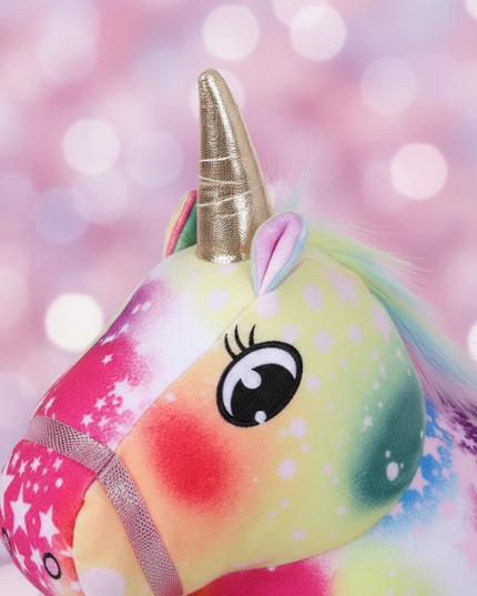 unicorn slippers for adults - detail