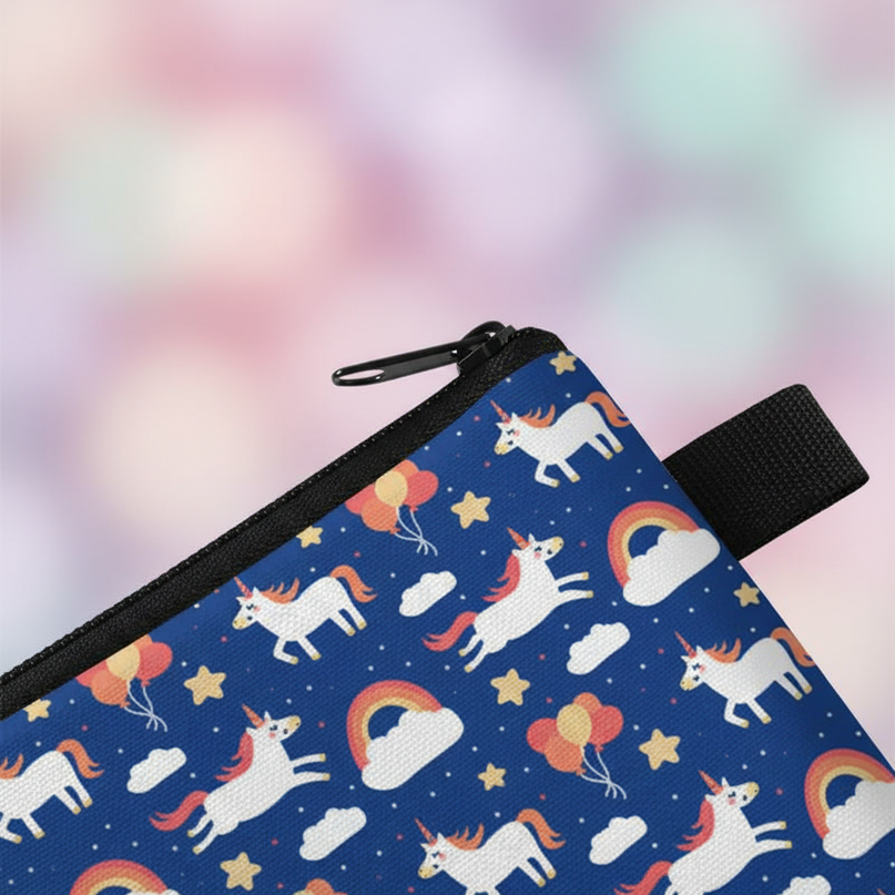 unicorn small purse - detail