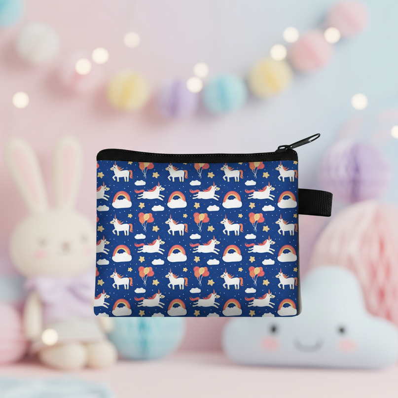 unicorn small purse - lifestyle