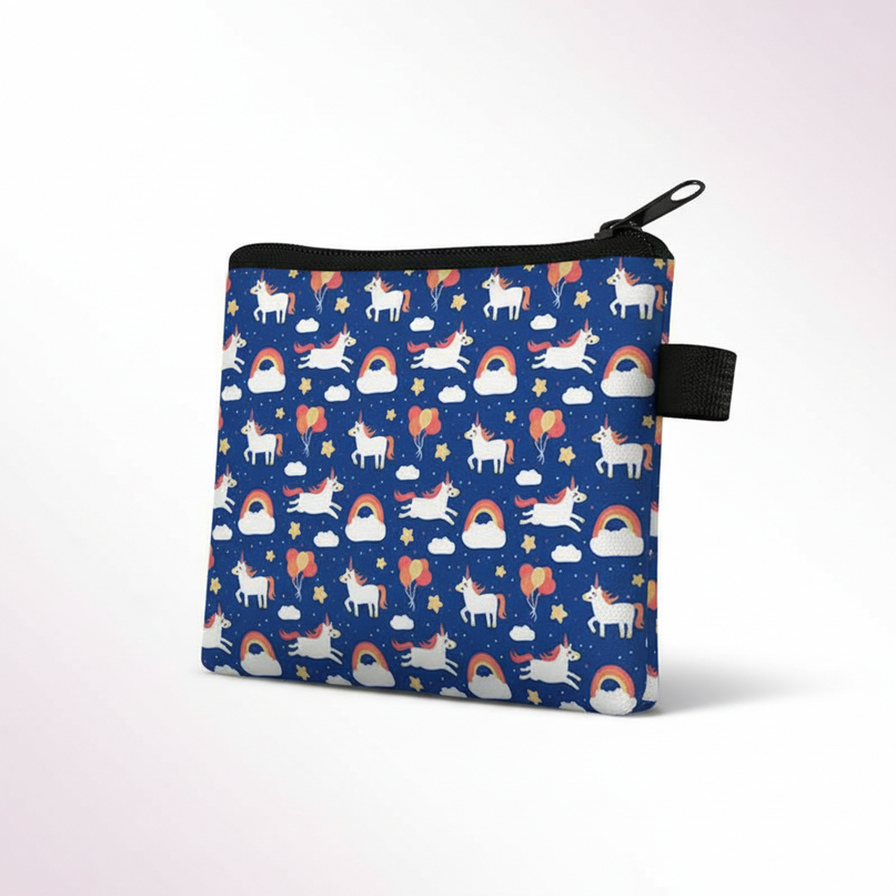 unicorn small purse - white-bg