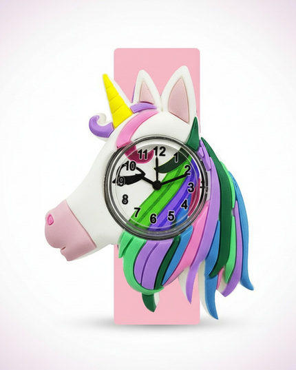 unicorn snap watch - white-bg
