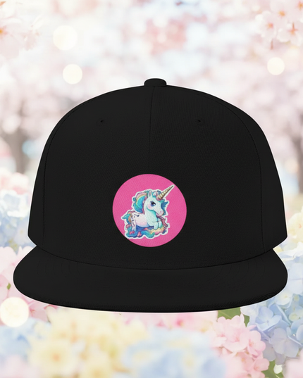 unicorn snapback hat - lifestyle