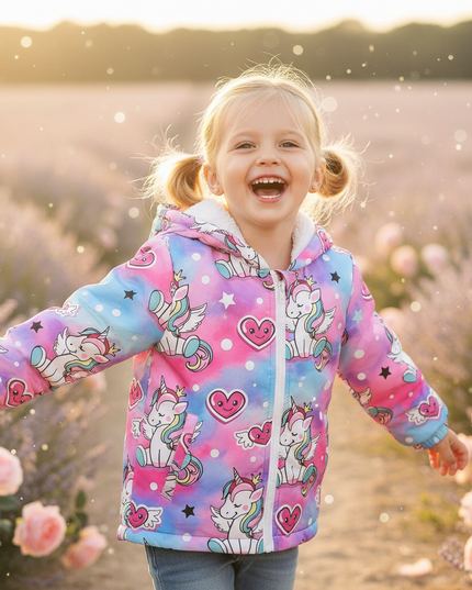 unicorn snow jacket - in-use