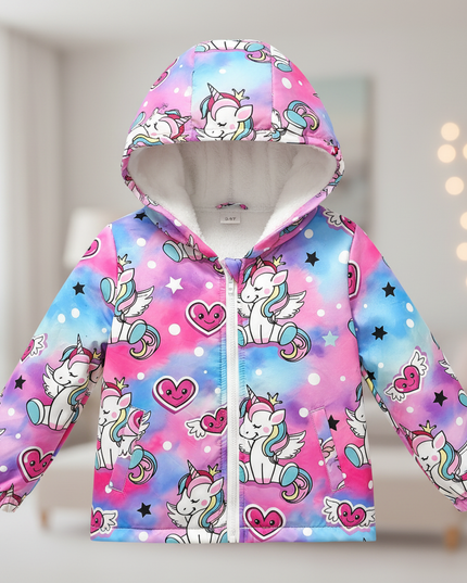 unicorn snow jacket - lifestyle