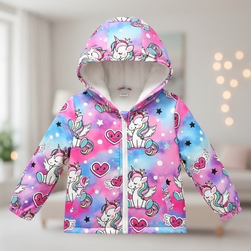 unicorn snow jacket - lifestyle