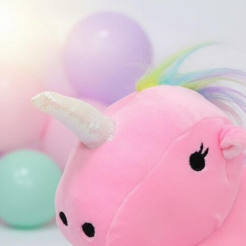 unicorn soft pencil case - detail