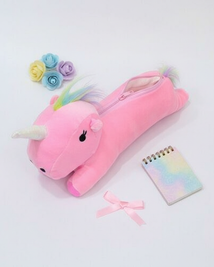 unicorn soft pencil case - flat-lay