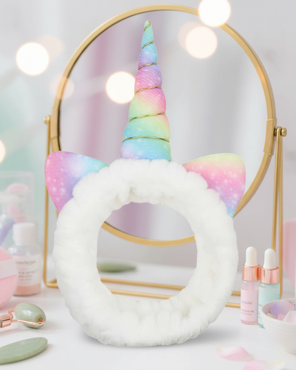 unicorn spa headband - lifestyle