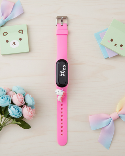 unicorn spike watch - flat-lay