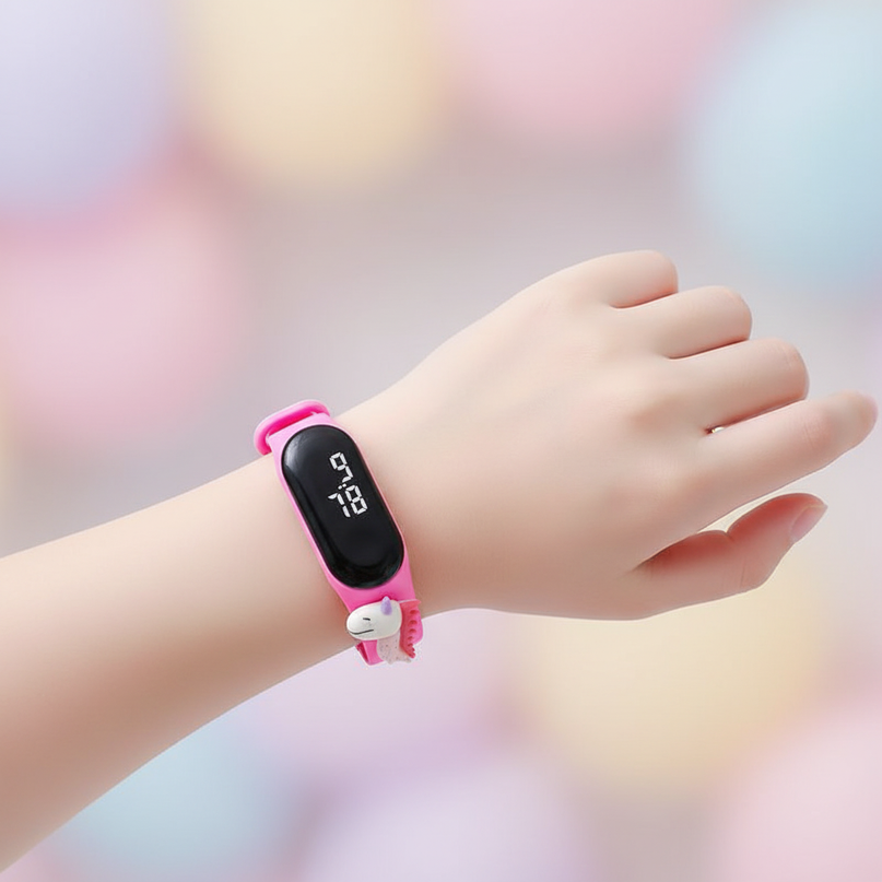 unicorn spike watch - in-use