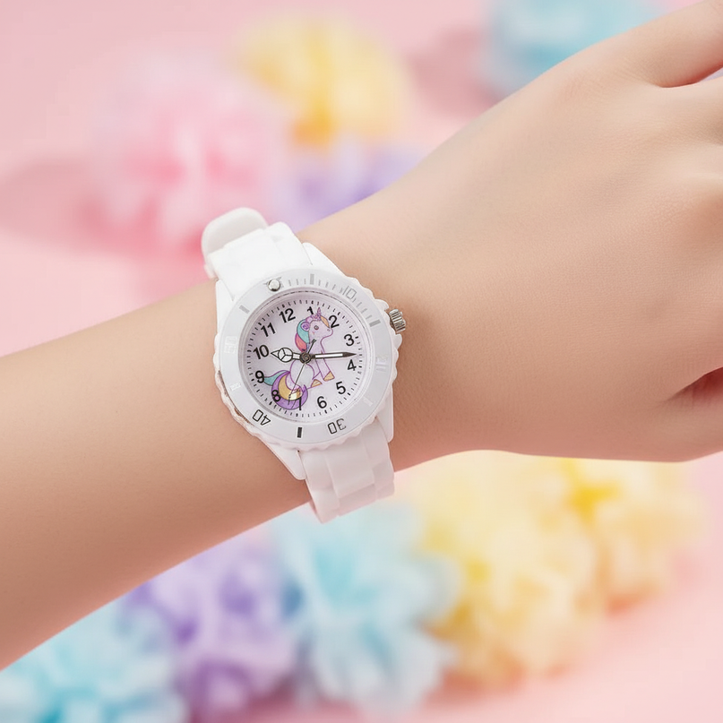 unicorn spinner watch - in-use