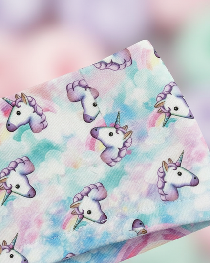 unicorn sport headband pastel - detail
