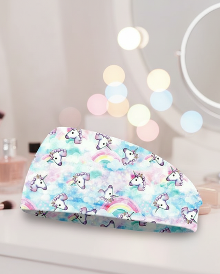 unicorn sport headband pastel - lifestyle