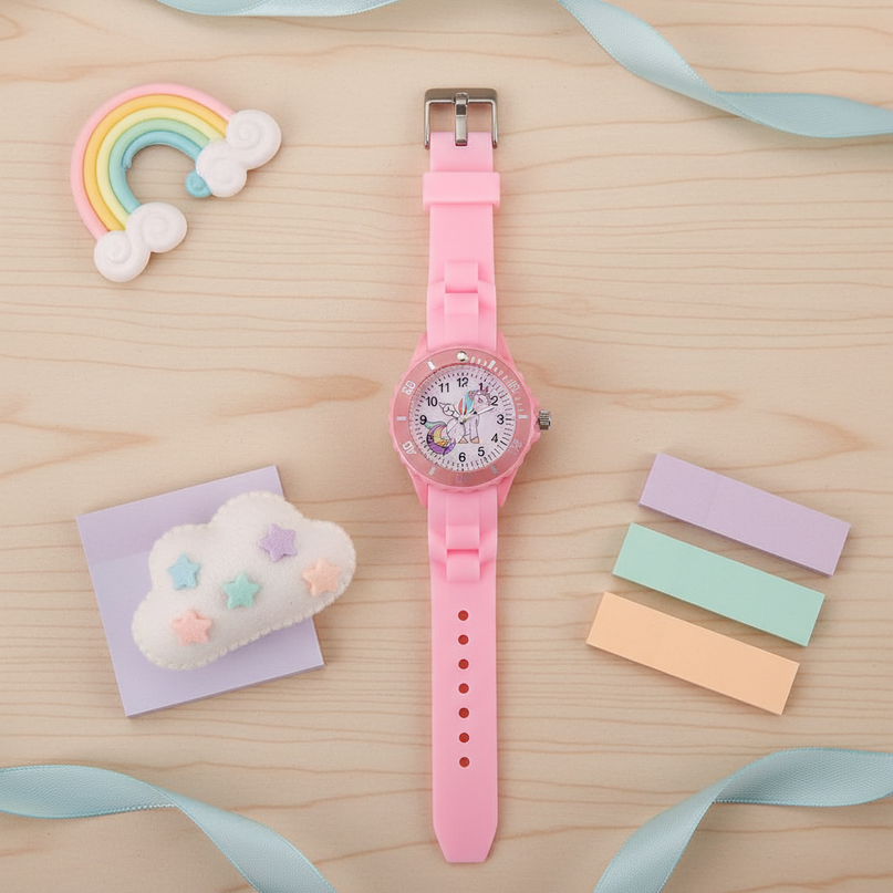 unicorn sport watch - flat-lay