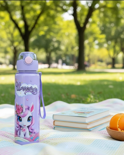 unicorn sports water bottle - lifestyle