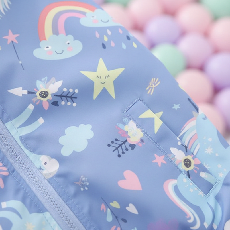 unicorn spring jacket - detail
