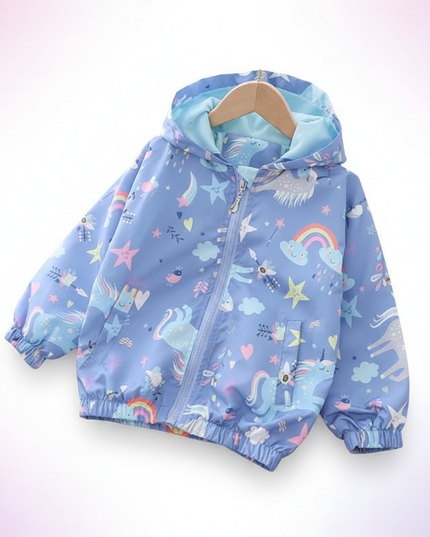 unicorn spring jacket - white-bg