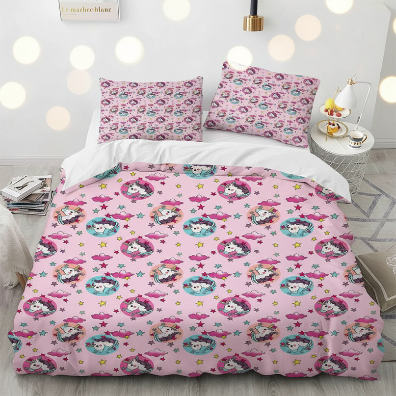 unicorn star bedding - lifestyle