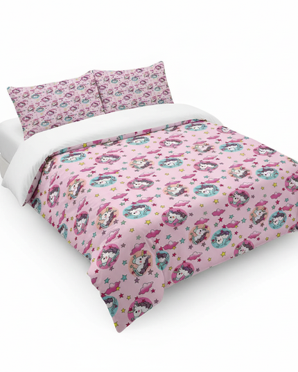 unicorn star bedding - white-bg