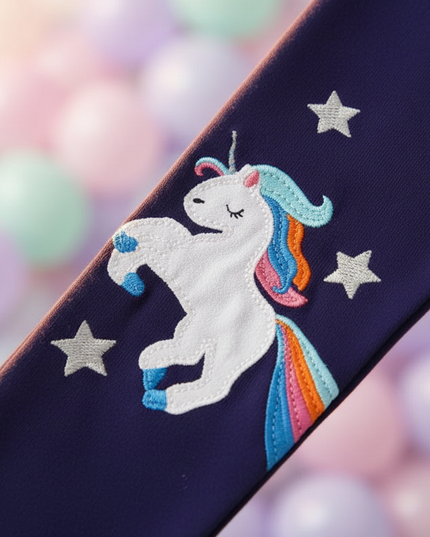 unicorn star leggings - detail