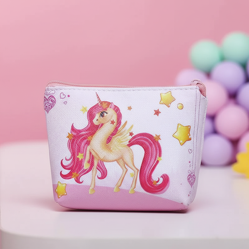 unicorn star print purse - detail