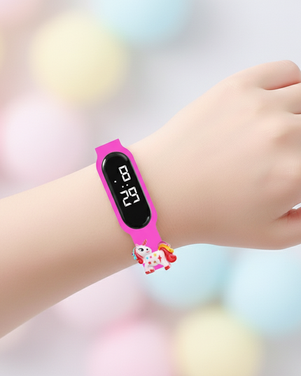 unicorn star watch - in-use