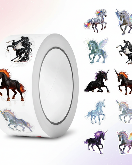 unicorn stickers bulk - white-bg