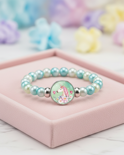 unicorn stretch bracelet - lifestyle