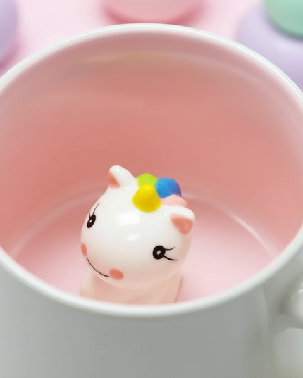 unicorn surprise mug - detail