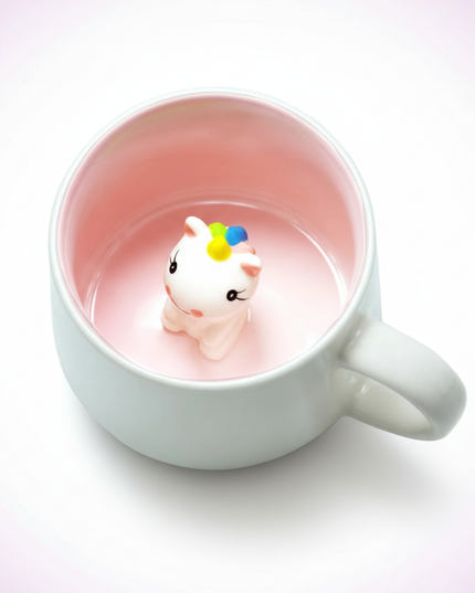 unicorn surprise mug - white-bg