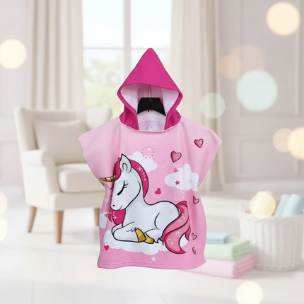 unicorn swim robe - lifestyle