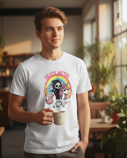 unicorn t shirt mens - in-use
