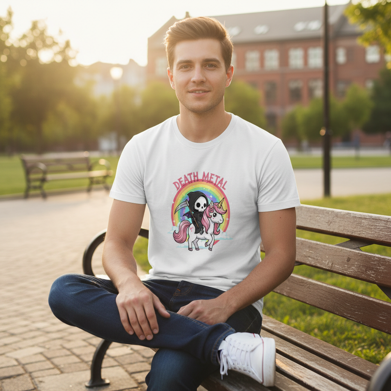 unicorn t shirt mens - lifestyle