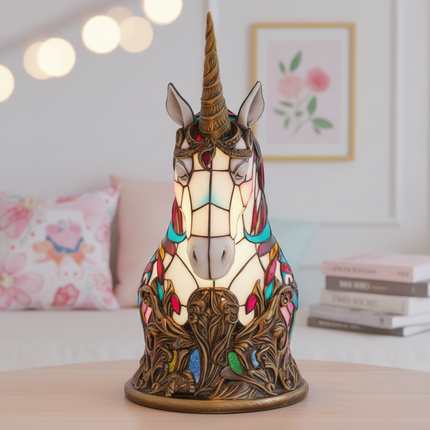 unicorn table lamp - lifestyle