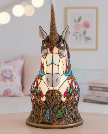 unicorn table lamp - lifestyle