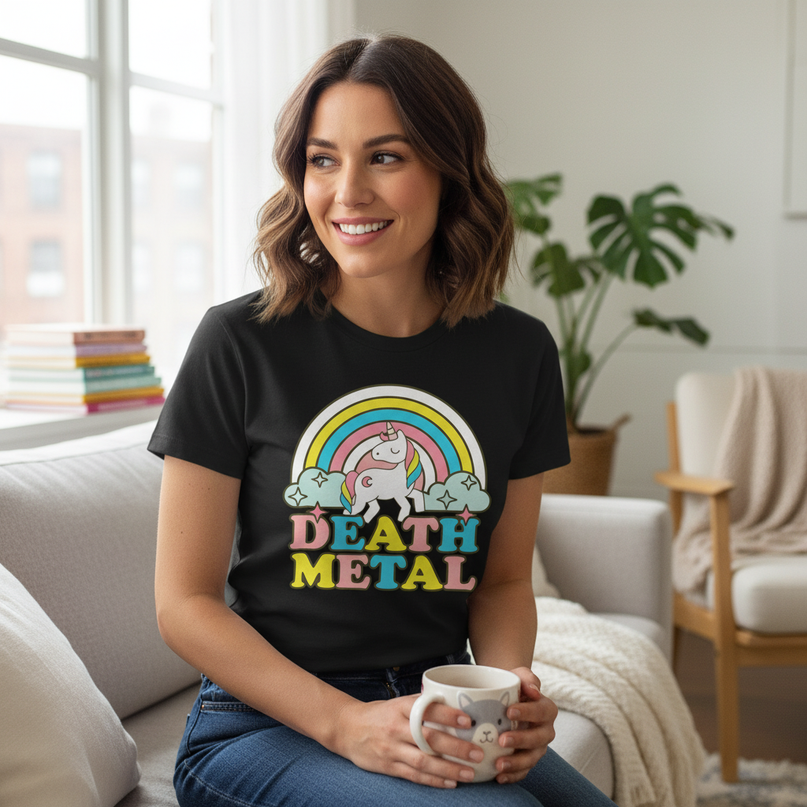 unicorn tee shirts adults - lifestyle