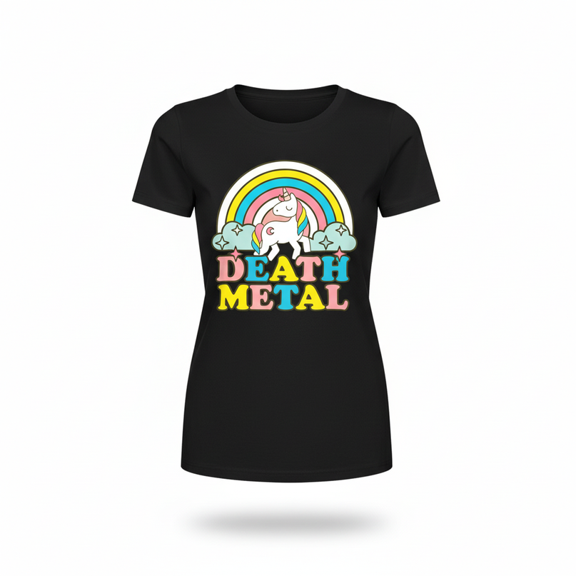 unicorn tee shirts adults - white-bg