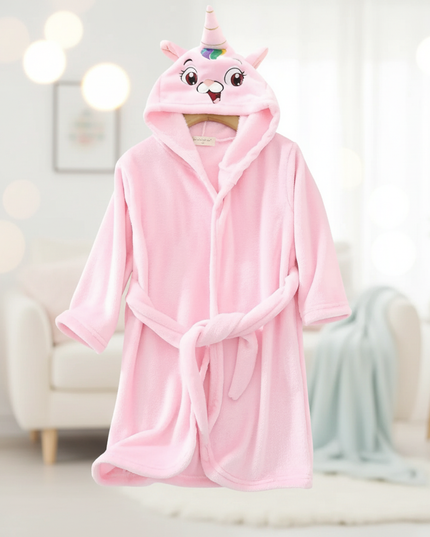 unicorn terry robe - lifestyle
