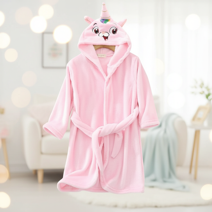unicorn terry robe - lifestyle